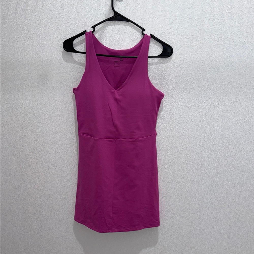 Vibrant Pink Sleeveless Dress